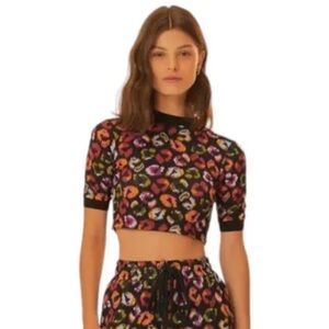 NWT Farm Rio Cropped Shirt